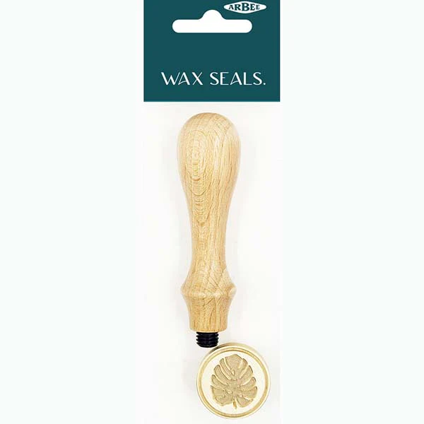 Wax Seal Wood Stamp leaf