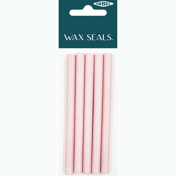 Wax Stick lt pink 5pc