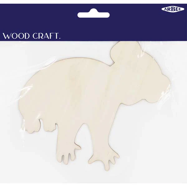 Wooden Australian Animals, Koala, 1pcs