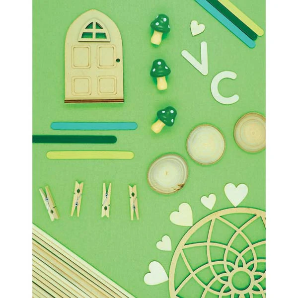 Wooden Pegs, Natural, 2.5cm, 40pk - Image 2