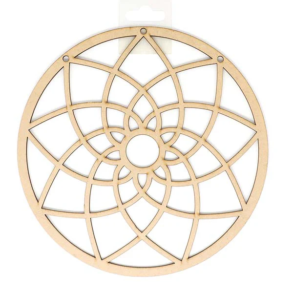 Wooden Shapes, Dreamcatcher, 19cm, 1pcs