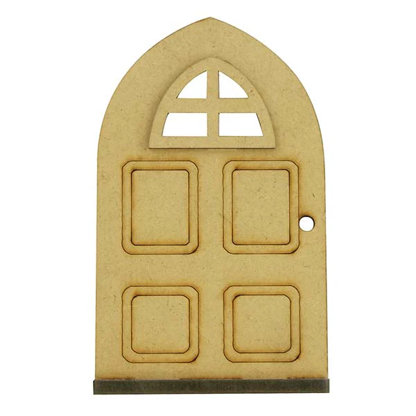 Wooden Shapes, Fairy Door, 12.5cm, 1pcs - Image 2