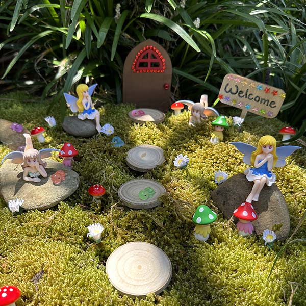 Wooden Shapes, Fairy Door, 12.5cm, 1pcs - Image 3